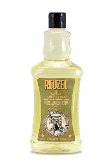 Reuzel 3 In 1 Tea Tree Shampoo - 1 Litre