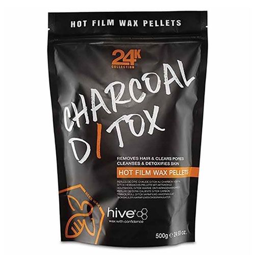 Hive Charcoal Detox Hot Film Wax Pellets - 500g