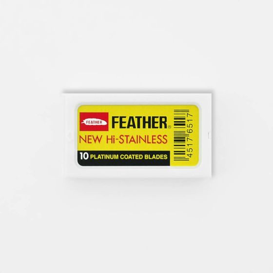 Feather Hi Stainless Double-Sided Razor Blades (x10)