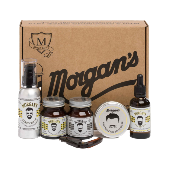 Morgan's Moustache & Beard Grooming Gift Set