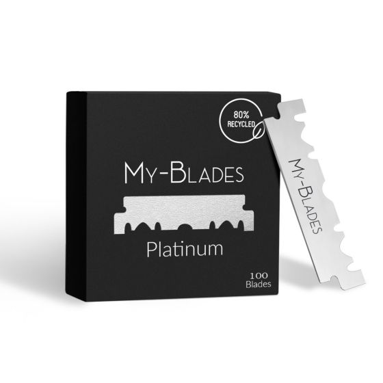 My-Blades Platinum Single Edge Razor Blades x100