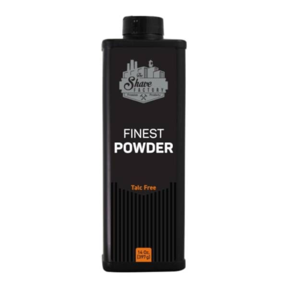 The Shave Factory Talc Free Powder - 397g