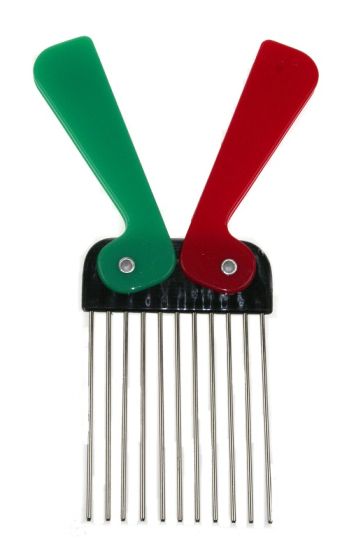 Comby Metal Tooth Folding Afro Comb