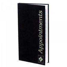 Barbers Appointment Book in Black