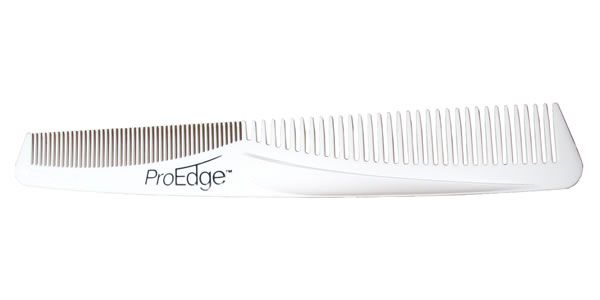 Denman ProEdge™ Cutting Comb in White