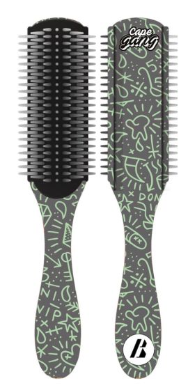 Denman D3 Styling Brush - Cape Gang x Barber Blades Design